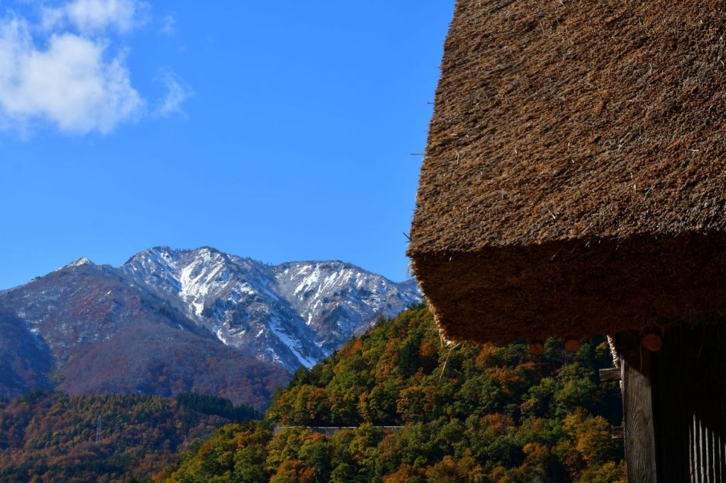 白川郷の澄んだ空気