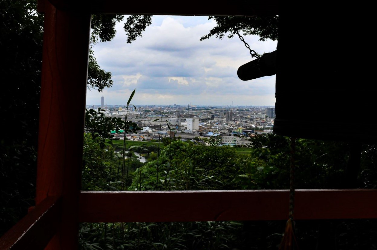 竜泉寺見晴らし龍泉寺は戦の陣に使われた