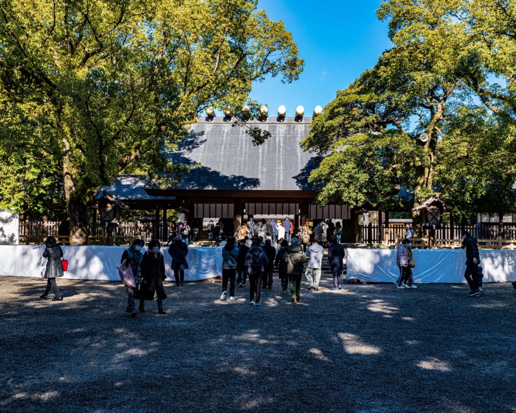 大晦日の熱田神宮本宮