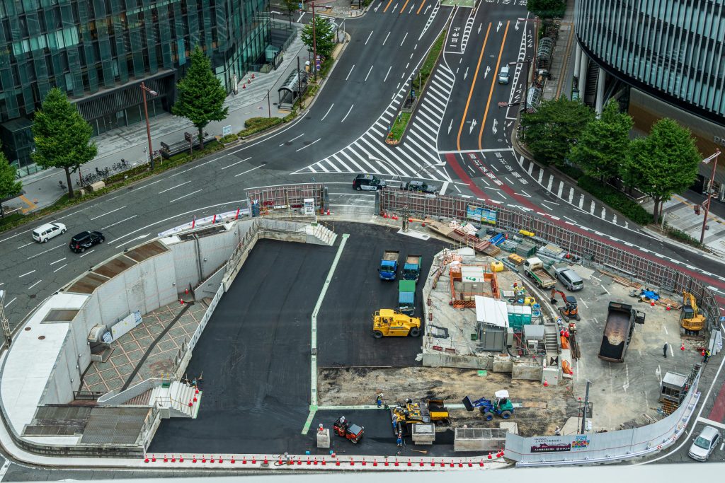 飛翔の撤去後工事状況