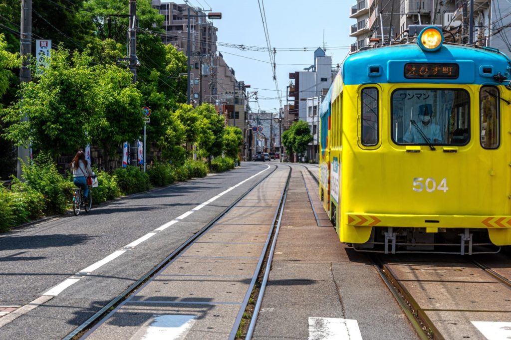 チンチン電車で住吉大社へ