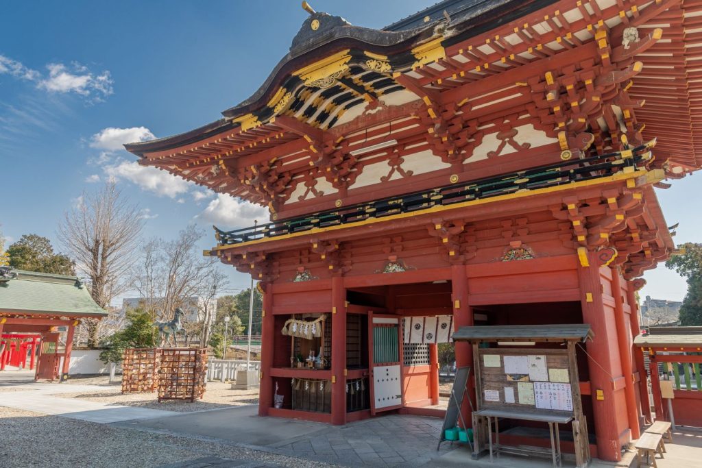 伊賀八幡宮に春が来た