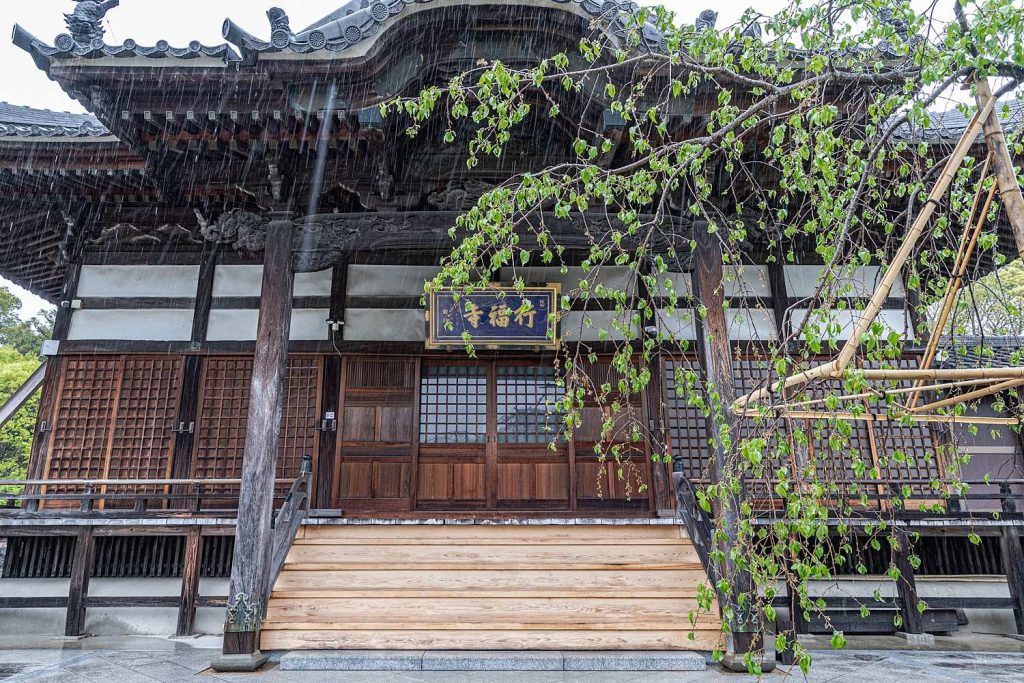 行福寺の桜が散ってしまった