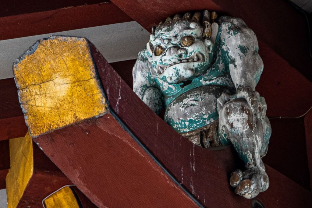 伊賀八幡宮の撮影ポイント 力神