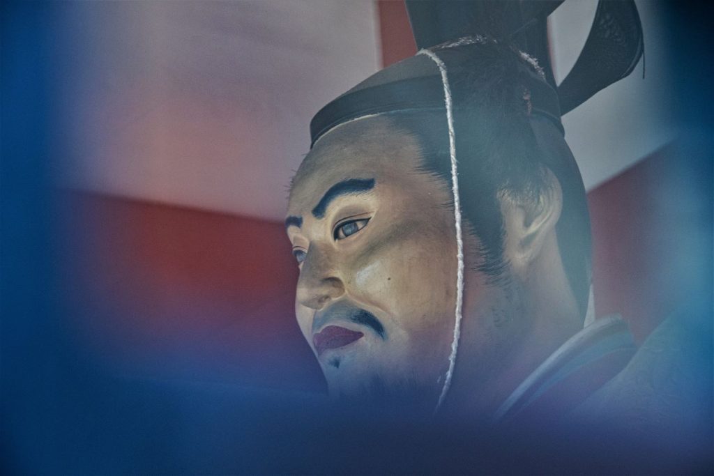 伊賀八幡宮の撮影ポイント 随神吽形
